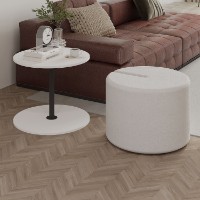Set măsuţe cafea Hanah Home Vexana White 2pcs imaginea #3 — magazin online Desire.md