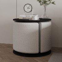 Set măsuţe cafea Hanah Home Vexana Black 2pcs imaginea #2 — magazin online Desire.md