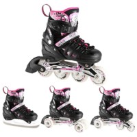 Role Nils Extreme, s.31-34 Black/Pink (NH10905) imaginea #6 — magazin online Desire.md