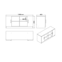 Комплект офисной мебели Hanah Home Vo10-Ba фото №7 — интернет-магазин Desire.md