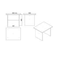 Комплект офисной мебели Hanah Home Vo16-Ba фото №8 — интернет-магазин Desire.md