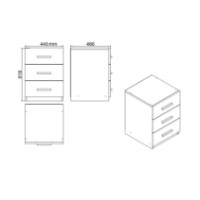 Комплект офисной мебели Hanah Home Vo16-W фото №9 — интернет-магазин Desire.md