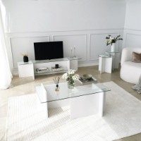 Set de măsuțe de cafea Hanah Home Lily White imaginea #7 — magazin online Desire.md