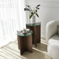 Set de măsuțe de cafea Hanah Home Lily Walnut imaginea #3 — magazin online Desire.md