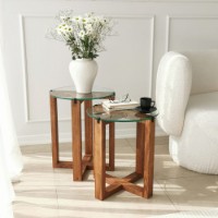 Set de măsuțe de cafea Hanah Home Amalfi Walnut