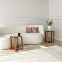 Set de măsuțe de cafea Hanah Home Amalfi Walnut imaginea #6 — magazin online Desire.md