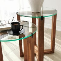 Set de măsuțe de cafea Hanah Home Amalfi Walnut imaginea #7 — magazin online Desire.md