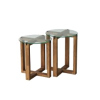 Set de măsuțe de cafea Hanah Home Amalfi Walnut imaginea #10 — magazin online Desire.md