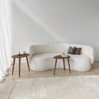 Set de măsuțe de cafea Hanah Home Sweet Set Walnut imaginea #4 — magazin online Desire.md