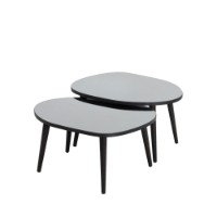Set de măsuțe de cafea Hanah Home Gusto SetBlack Fume imaginea #5 — magazin online Desire.md