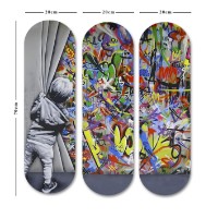 Set de 3 tablouri Wallity 3KY3810 imaginea #3 — magazin online Desire.md