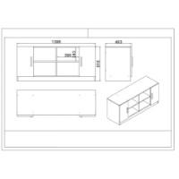 Комплект офисной мебели Hanah Home Vo19-Ba фото №7 — интернет-магазин Desire.md
