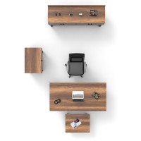 Комплект офисной мебели Hanah Home Mn09-Ba фото №4 — интернет-магазин Desire.md