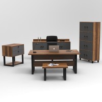 Комплект офисной мебели Hanah Home Mn11-Ba фото №3 — интернет-магазин Desire.md