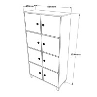 Комплект офисной мебели Hanah Home Mn11-Ba фото №7 — интернет-магазин Desire.md