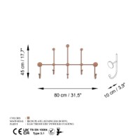 Вешалка Wallity Iyon-C фото №6 — интернет-магазин Desire.md