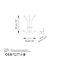 Вешалка Wallity Ant-B фото №6 — интернет-магазин Desire.md