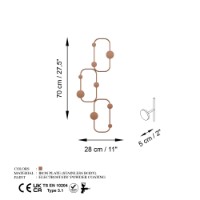 Вешалка Wallity Lizzard-C фото №6 — интернет-магазин Desire.md