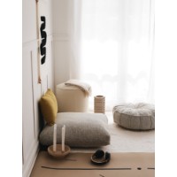 Пуф Atelier Del Sofa Dokuma Grey фото №3 — интернет-магазин Desire.md