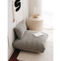Fotoliu moale Atelier Del Sofa Dokuma Zikzak Grey imaginea #2 — magazin online Desire.md