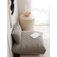 Fotoliu moale Atelier Del Sofa Dokuma Zikzak Grey imaginea #3 — magazin online Desire.md