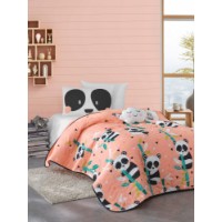 Set cuvertura+ fata de perna L'Essentiel Panida Pink