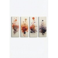 Set de 4 tablouri Wallity Ersycnvs4Asm1 imaginea #3 — magazin online Desire.md