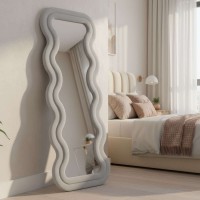 Oglindă Hanah Home Mundo Oval Cream