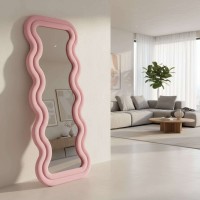 Oglindă Hanah Home Mundo Oval Pink