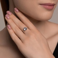 Inel SOLOVOV JEWELRY 92014473 s.18 2,04g imaginea #2 — magazin online Desire.md