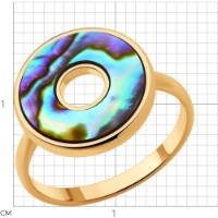 Кольцо SOLOVOV JEWELRY 83010236 s.18,5 2,98g фото №4 — интернет-магазин Desire.md
