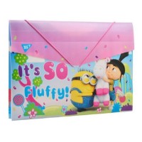 Папка для бумаг YES A4+ Minions Fluffy (491684)
