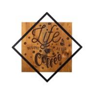 Panou decorativ Wallity Life Begins After Coffee imaginea #2 — magazin online Desire.md