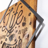 Panou decorativ Wallity Life Begins After Coffee imaginea #5 — magazin online Desire.md