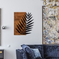 Panou decorativ Wallity Leaf3 Metal Decor