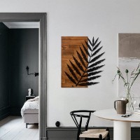 Panou decorativ Wallity Leaf3 Metal Decor imaginea #3 — magazin online Desire.md