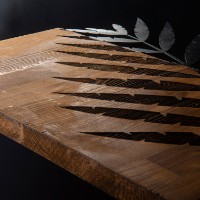 Panou decorativ Wallity Leaf3 Metal Decor imaginea #6 — magazin online Desire.md