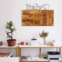 Panou decorativ Wallity I Love You Italy