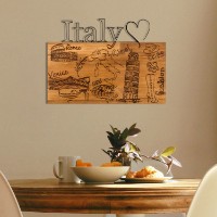Panou decorativ Wallity I Love You Italy imaginea #3 — magazin online Desire.md