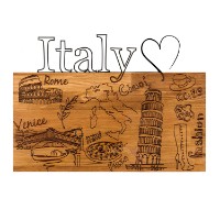 Panou decorativ Wallity I Love You Italy imaginea #5 — magazin online Desire.md