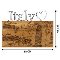 Panou decorativ Wallity I Love You Italy imaginea #7 — magazin online Desire.md