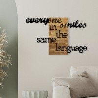 Panou decorativ Wallity Everyone Smiles in The Same Language imaginea #2 — magazin online Desire.md