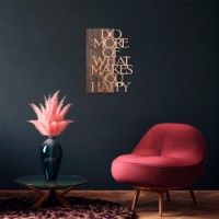 Panou decorativ Wallity Do More Of What Makes You Happy Copper