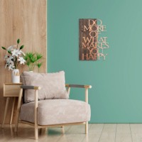 Panou decorativ Wallity Do More Of What Makes You Happy Copper imaginea #3 — magazin online Desire.md