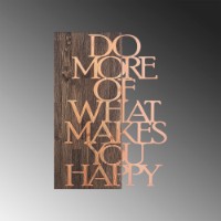 Panou decorativ Wallity Do More Of What Makes You Happy Copper imaginea #4 — magazin online Desire.md