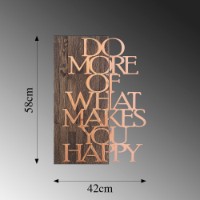 Panou decorativ Wallity Do More Of What Makes You Happy Copper imaginea #6 — magazin online Desire.md