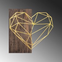 Panou decorativ Wallity Heart Gold imaginea #4 — magazin online Desire.md