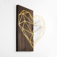 Panou decorativ Wallity Heart Gold imaginea #5 — magazin online Desire.md