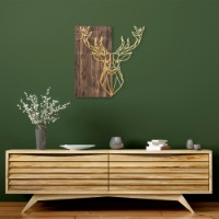 Panou decorativ Wallity Deer1 Gold
