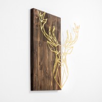 Panou decorativ Wallity Deer1 Gold imaginea #5 — magazin online Desire.md